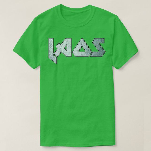 Camiseta Laos metalizado (Diseño del anverso)