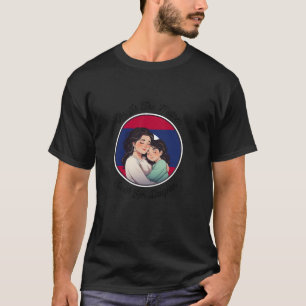 Camiseta Laos Orgullosa madre de dau, Día de la Madre de la