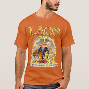Camiseta Laos, un budista laosiano de 3 cabezas