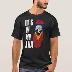 Camiseta Laos Y Timor Oriental Mezclan Bandera Del Patrimon