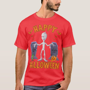 Camiseta Lápidas divertidas Feliz momia de Halloween 2900