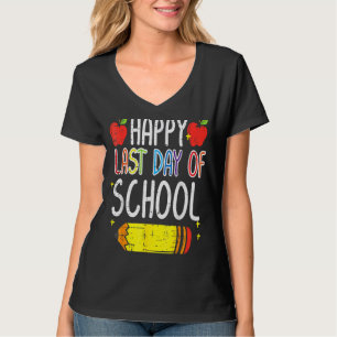 Camiseta Lápiz Apple Feliz Día Pasado De La Escuela De Jard