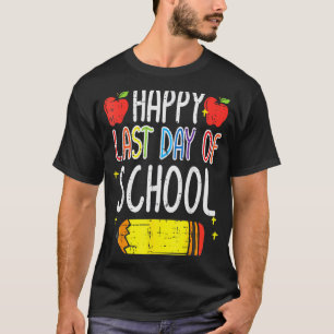 Camiseta Lápiz Apple Feliz Día Pasado De La Escuela De Jard
