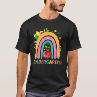 Camiseta Lápiz Arcoíris Maestro de Kinder Estudiantes 1er D
