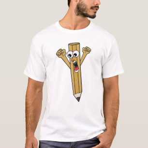 Camiseta Lápiz Asustado