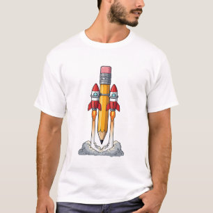 Camiseta Lápiz Cohete