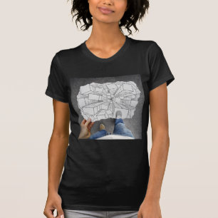 Camiseta Lápiz contra la cámara - vértigo