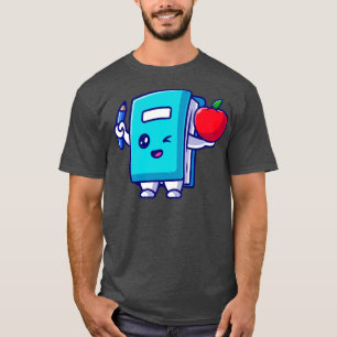 Camiseta Lápiz Cute Book Holding Y Personalizado Apple