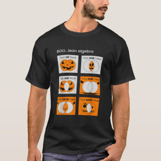 Camiseta Lápiz De Algebra Booleano O Venn Diagra De Calabaz