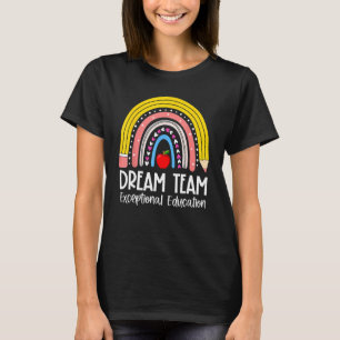 Camiseta Lápiz de arcoiris Sueño Educación Excepcional Equi