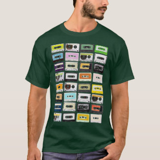 Camiseta Lápiz de cinta cassette de época 70's 80's 90's Mu