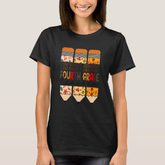 Camiseta Lápiz de cuarto grado de profesor Lápiz Cae Vibes 