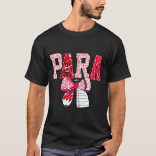 Camiseta Lápiz de lazo coqueto divertido para el Día de San