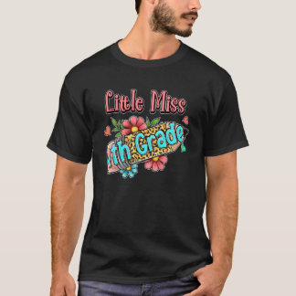 Camiseta Lápiz de leopardo Pequeña Miss Cuarto Grado De Vue