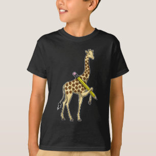 Camiseta Lápiz de pupilo de Giraffe