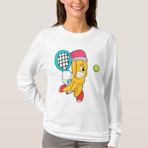 Camiseta Lápiz de tenis con raqueta de tenis