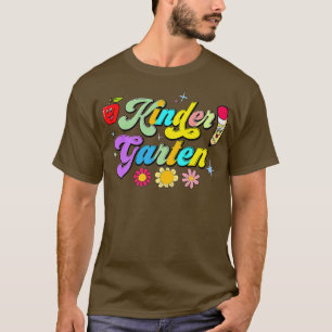 Camiseta Lápiz divertido de leopardo del maestro de kinderg