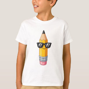 Camiseta Lápiz genial con gafas de sol niños