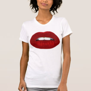 Camiseta Lápiz labial rojo