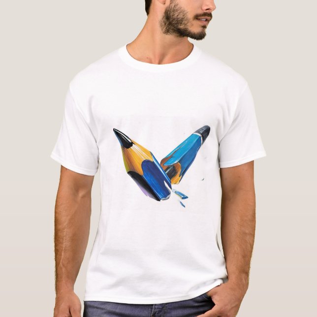Camiseta lápiz roto (Anverso)