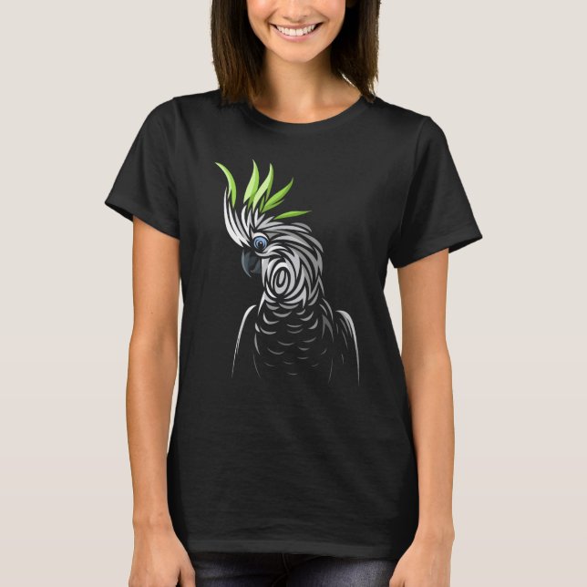 Camiseta Lápiz tropical tribal (Anverso)