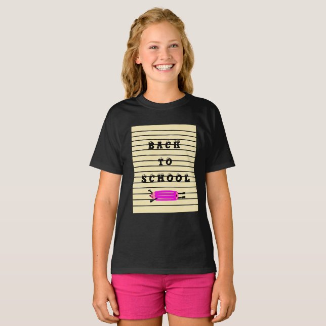 Camiseta Lápiz volador divertido (Anverso completo)