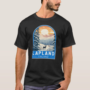 Camiseta Laponia Finlandia Viaje a la Vintage