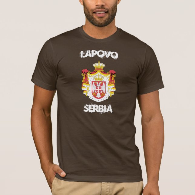 Camiseta Lapovo, Serbia (distrito de Sumadija) (Anverso)