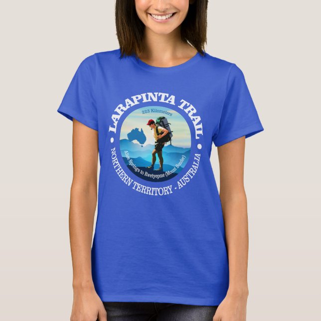 Camiseta Larapinta Trail (Hiker C) (Anverso)