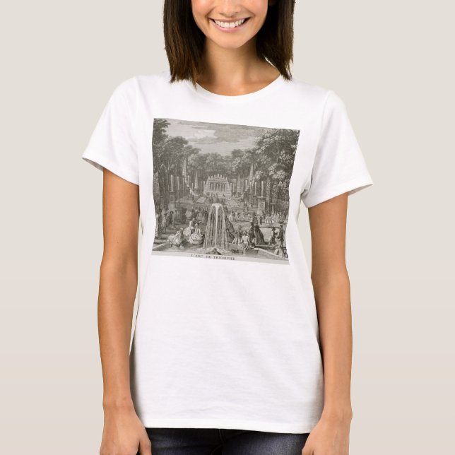 Camiseta L'Arc de Triomphe, Versailles (engraving) (Anverso)
