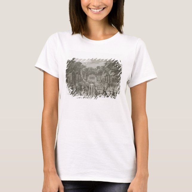 Camiseta L'Arc de Triomphe, Versailles (engraving) (Anverso)