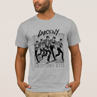 Camiseta Larceny 2023 Heisting imprime retro