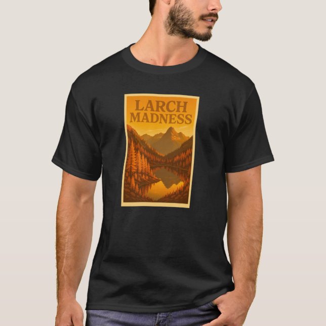 Camiseta Larch Madness Vertical Print Golden Larches in the (Anverso)