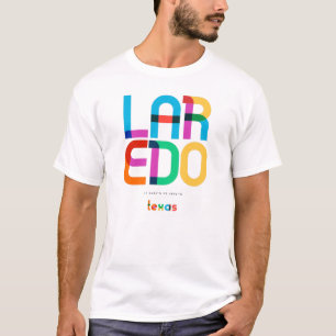 Camiseta Laredo Texas de mediados de siglo, Arte Pop,