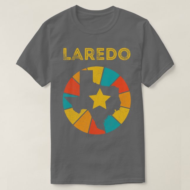 Camiseta Laredo Texas Vintage Distresres Souvenir 1 (Diseño del anverso)