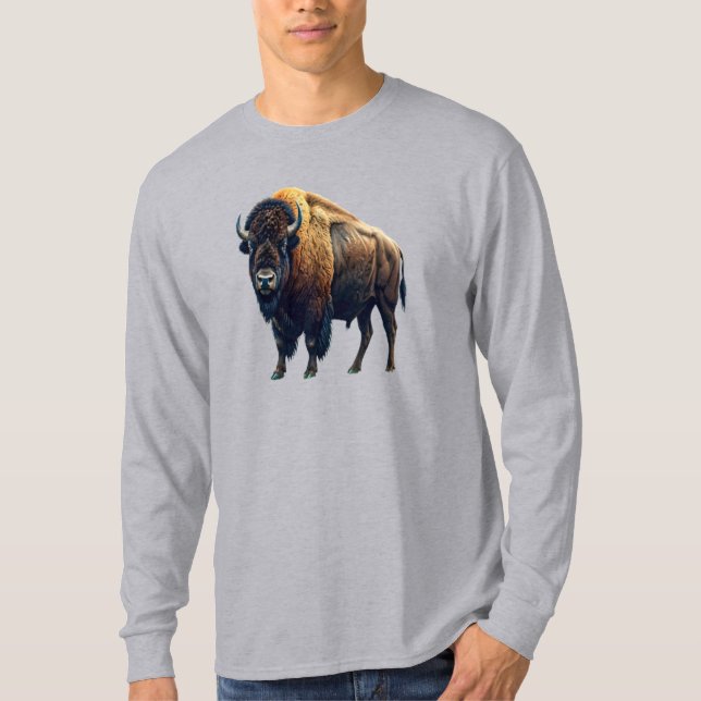 Camiseta larga American Buffalo (Anverso)
