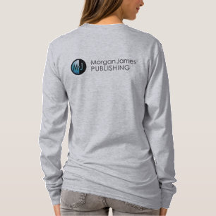 Camiseta larga básica de la manga de las mujeres