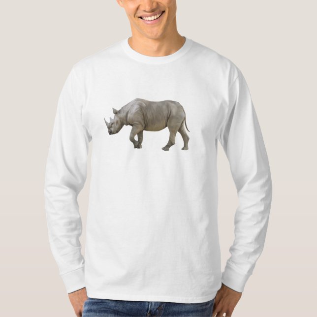 Camiseta larga Black Rhino (Anverso)