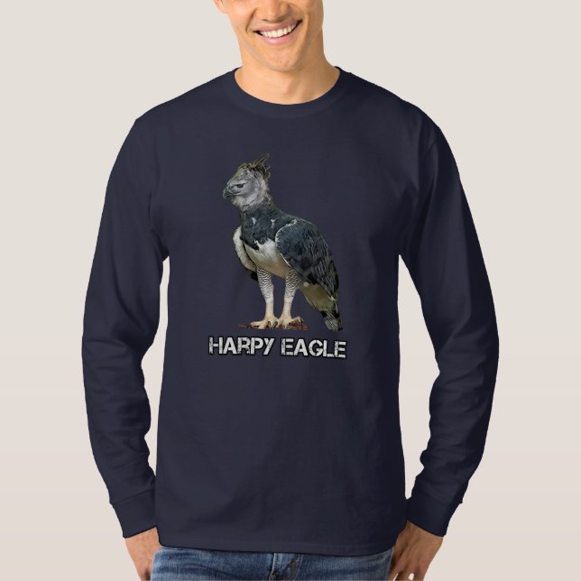Camiseta larga de águila harpía (Anverso)