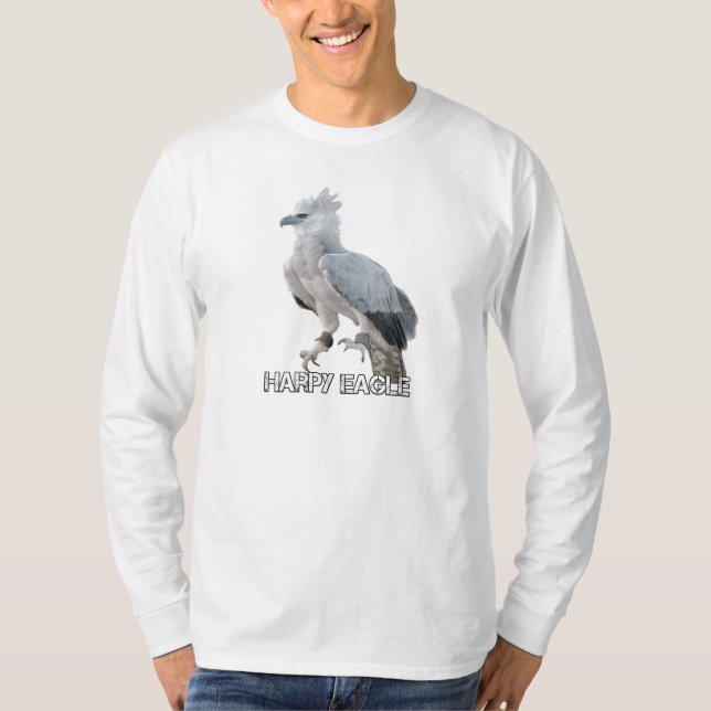Camiseta larga de águila harpía (Anverso)