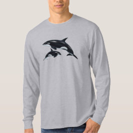 Camiseta larga de ballena asesina