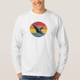 Camiseta larga de ballena jorobada