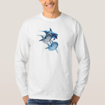 Camiseta larga de delfín mular
