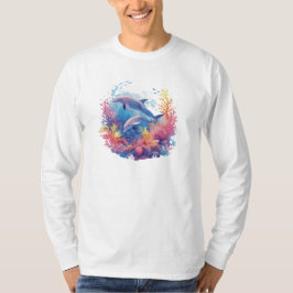 Camiseta larga de delfín mular