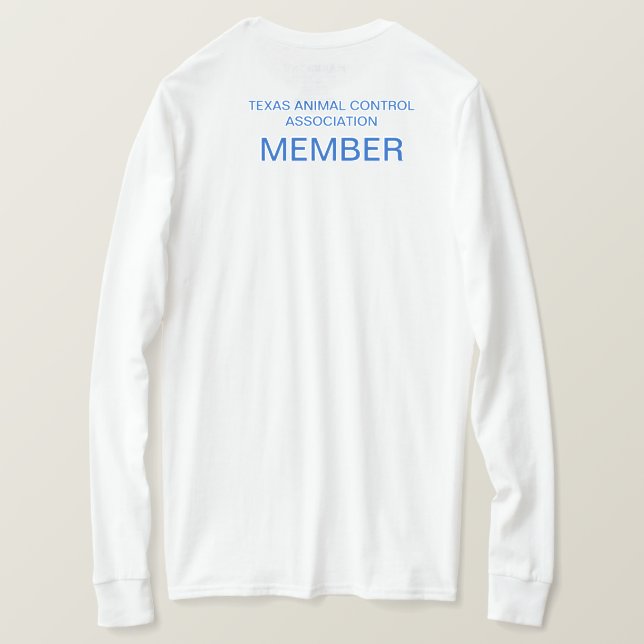 Camiseta larga de la manga (Reverso del diseño)