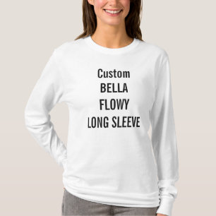 Camiseta larga de la manga de Bella Flowy de las