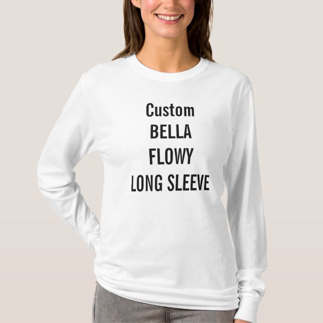 Camiseta larga de la manga de Bella Flowy de las (Anverso)