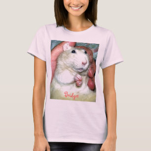 Camiseta larga de la manga de Bridget de la rata