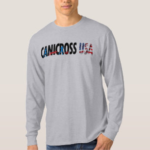 Camiseta larga de la manga de Canicross los