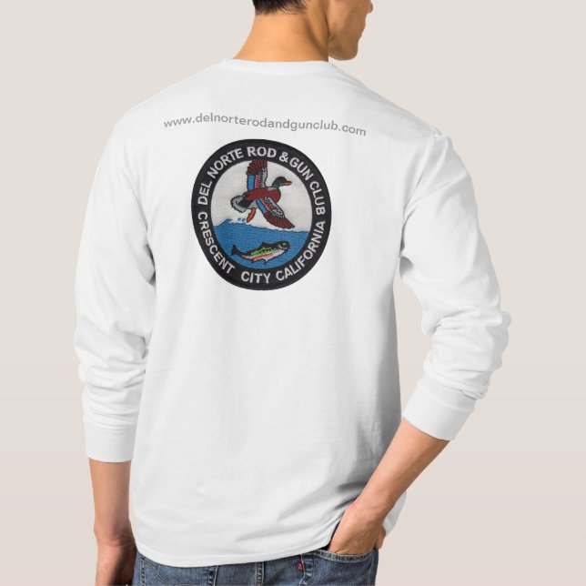 Camiseta larga de la manga de DNRGC (Reverso)
